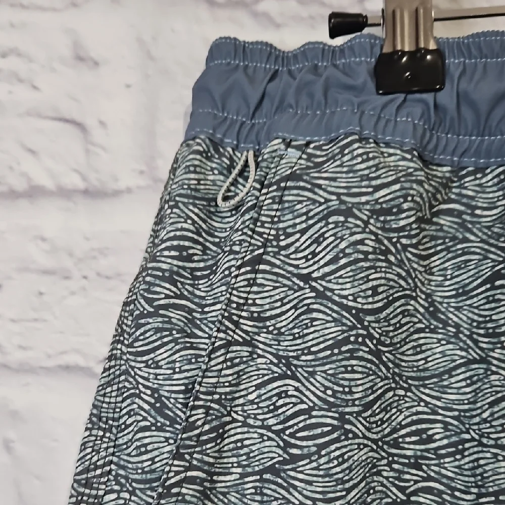 Fish Hippie Blue Patterned Men's Volley Short
